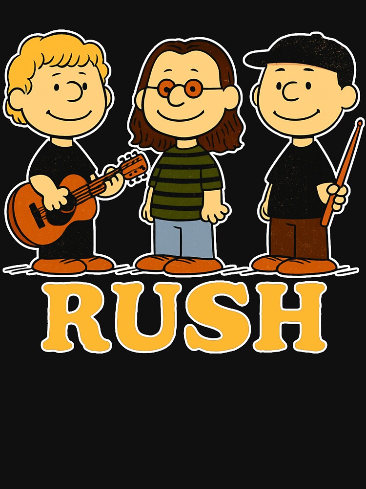 Rush x Peanuts - Geddy Lee, Alex Lifeson & Neil Peart Rock Band by JayeAdorableCat