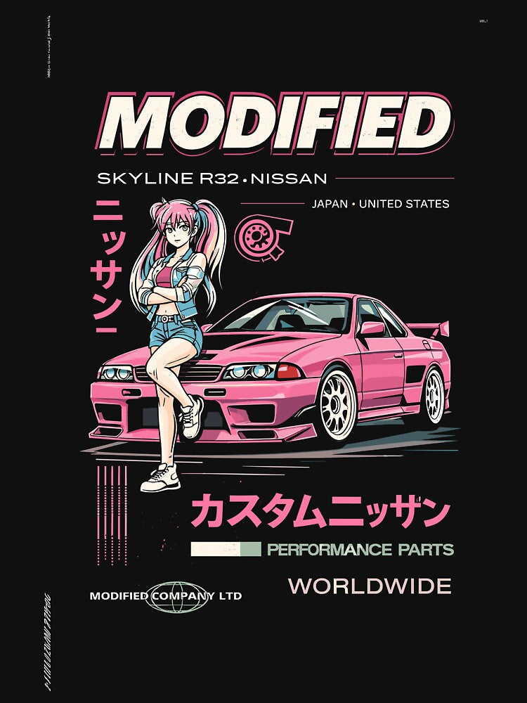 Modified Nissan Custom Parts by Matinez Pink