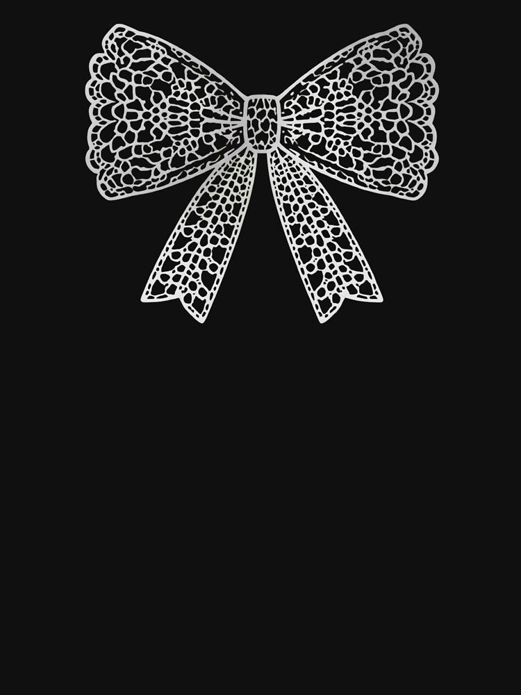 White floral lace bow by uunaa