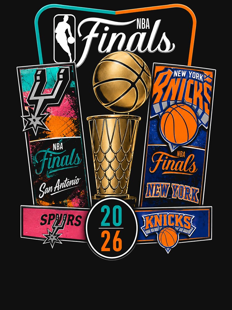 Stadium Essentials Knicks vs Spurs Finals 2026 Match Up by PinkiesArts