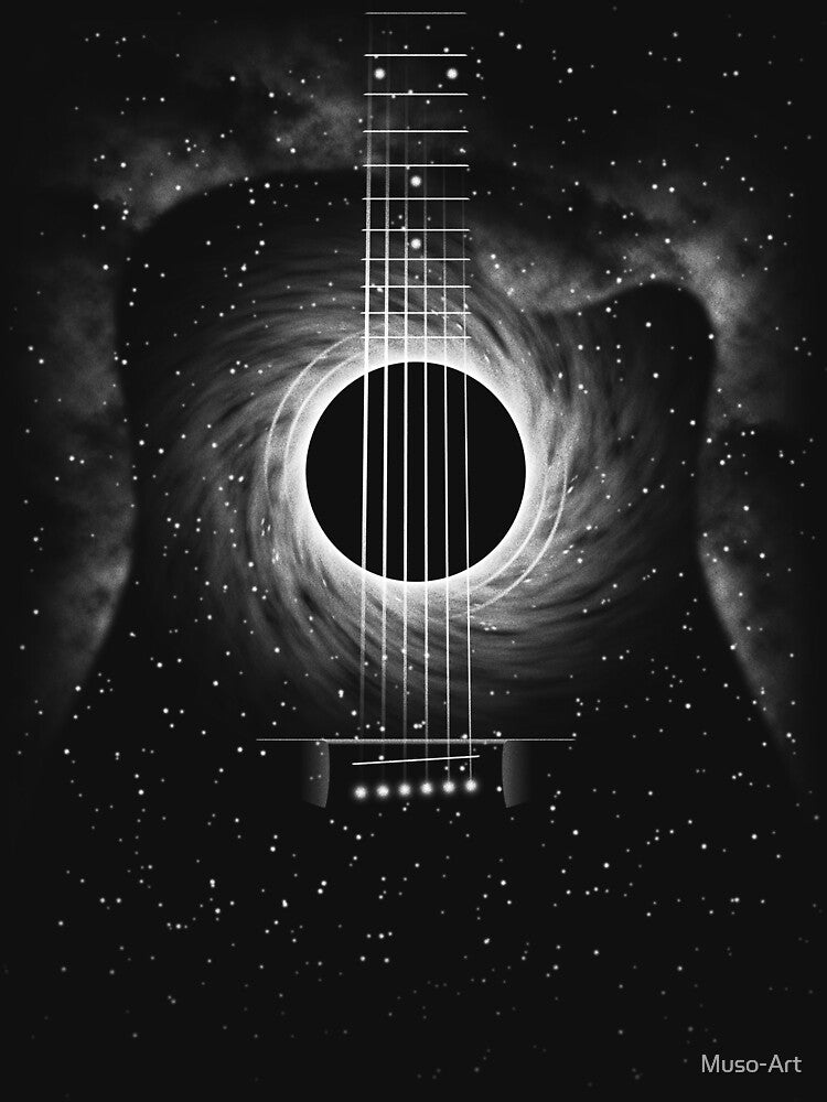 Black Hole Acoustic Guitar by Muso-Art