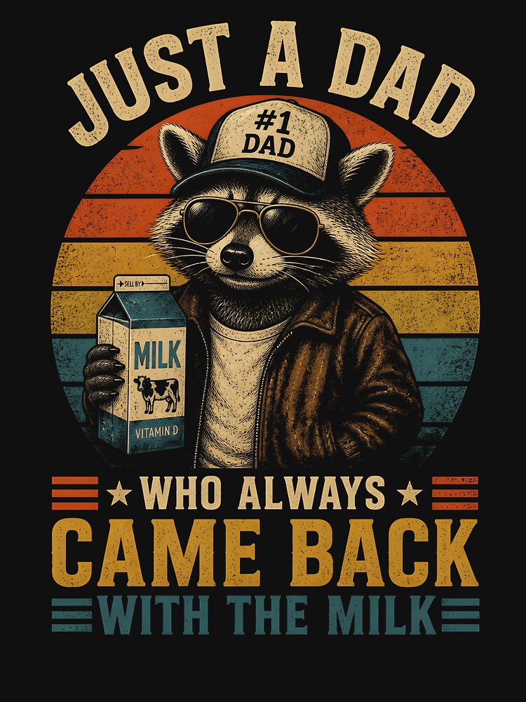 Just A Dad Who Always Came Back with The Milk by zoes-ink