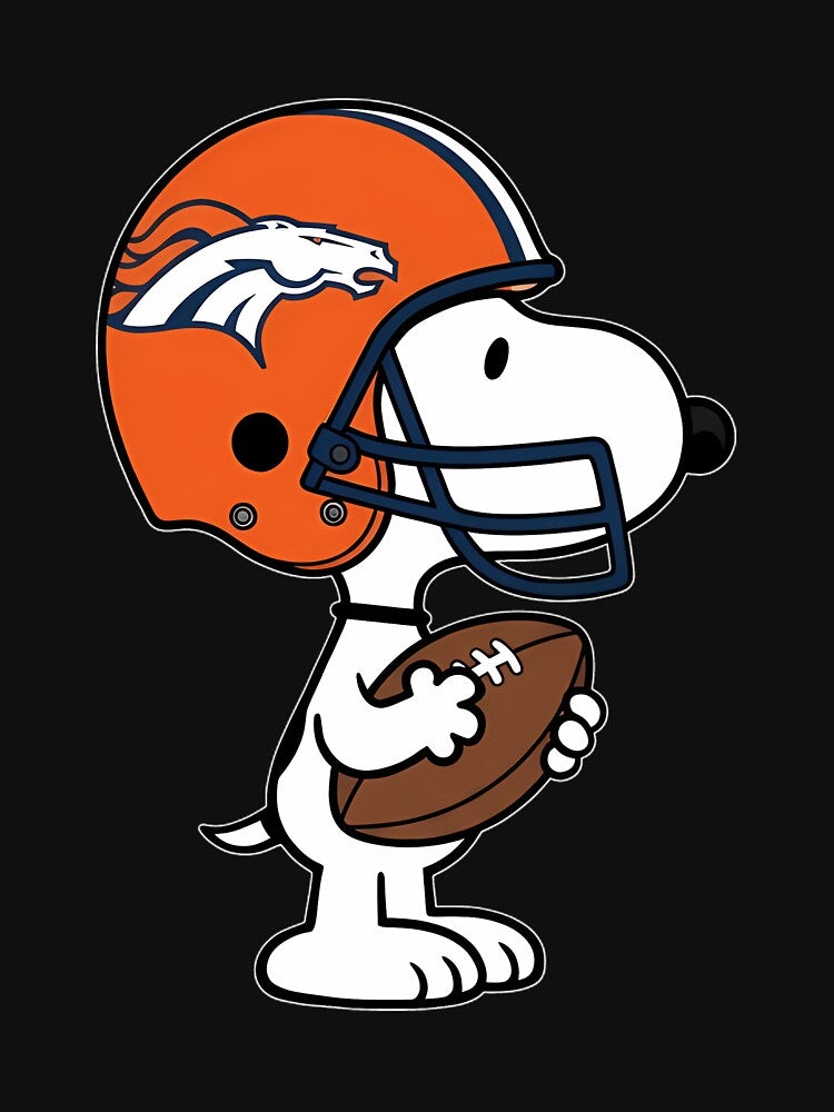 Snoopy Denver Broncos Game Day by JonathalIngham