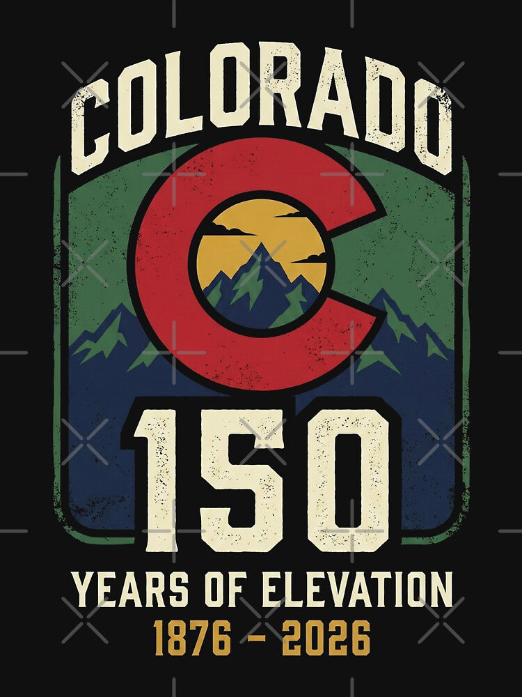 Colorado 150 Years of Elevation - 2026 Anniversary Badge by G350