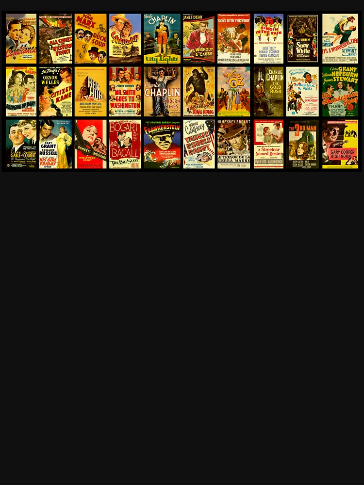 Vintage Hollywood Classic Movie Posters by goodbai