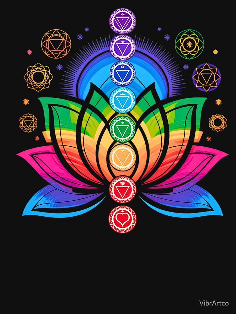 Chakra Lotus Mandala by VibrArtco
