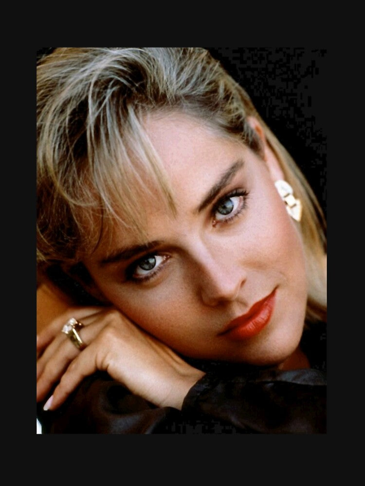 Sharon Stone Retro T-shirt, Sharon Stone Tee, Sharon Stone Tribute Shirt, Sharon Stone Homage Tees by lavonedunbar