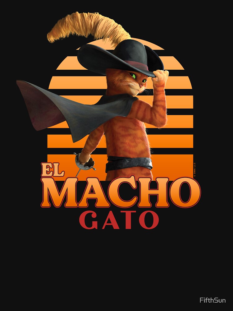 DreamWorks Puss In Boots: The Last Wish El Macho Gato Logo by FifthSun