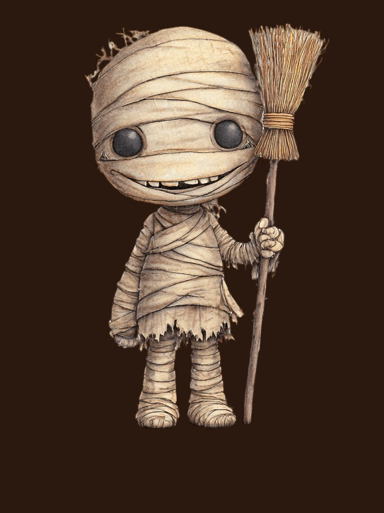 mummies cartoon art by stikrusak
