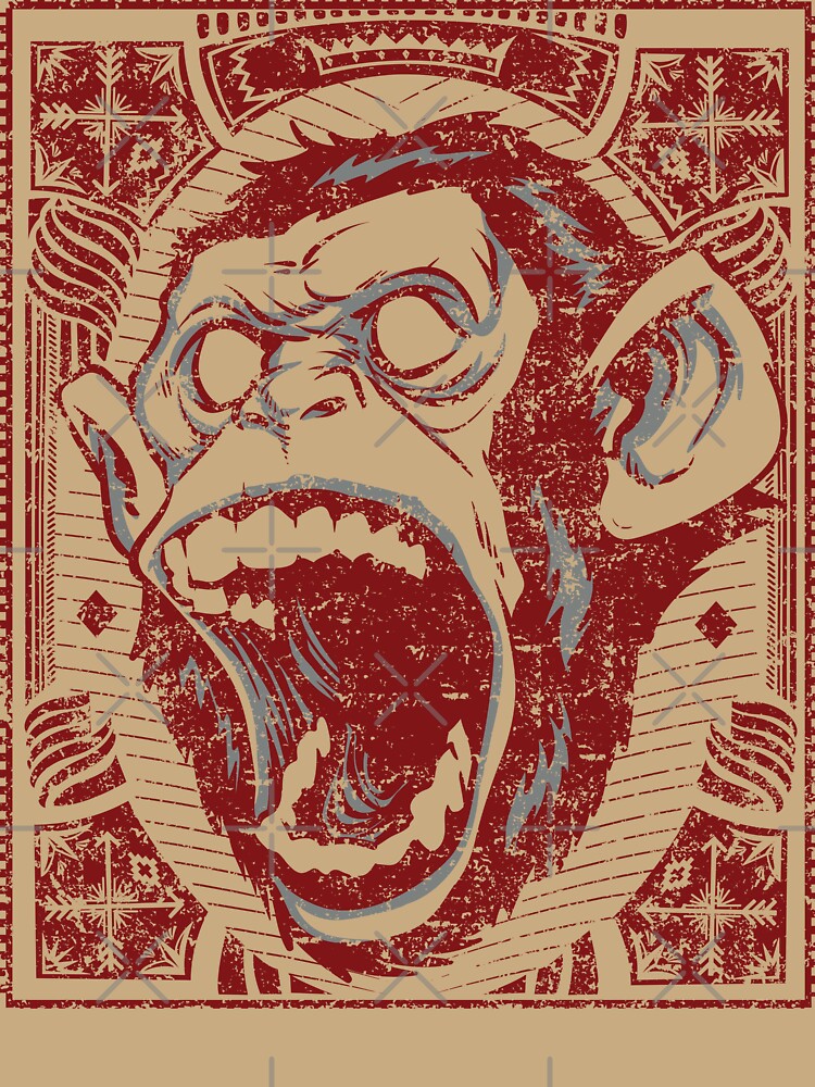 Screaming Monkey by juliovillalba