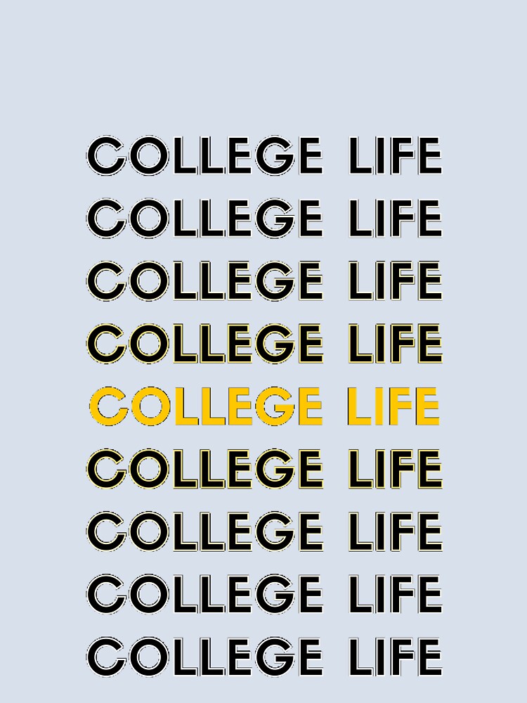 College life T-shirt by NouraDesignSA