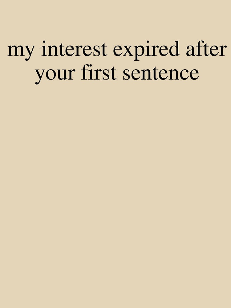 My Interest Expired After Your First Sentence Funny Sarcastic Saying by kamrankhan