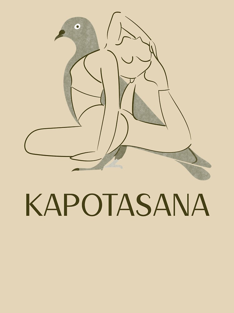 Pigeon Yoga Pose Kapotasana – Deep Heart Opening Yoga Design by WellspringXflow
