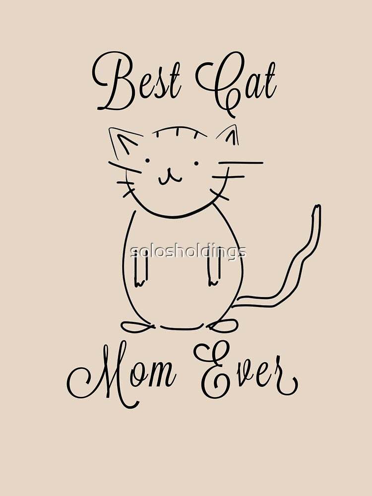 Best Cat Mom Ever Gift by solosholdings