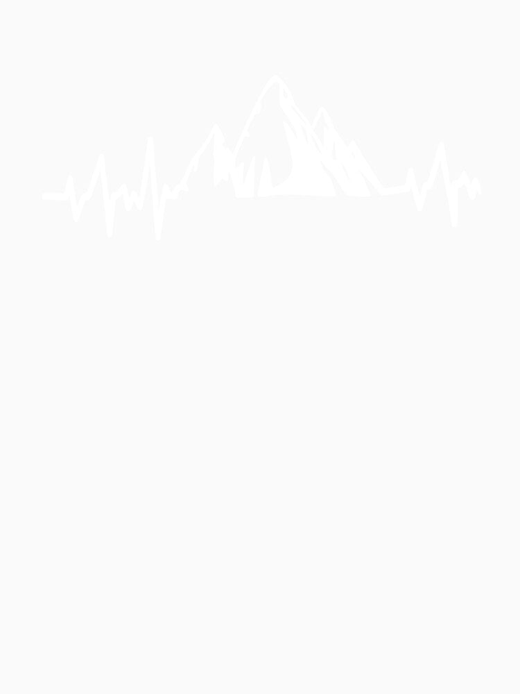 Mountain range pulse t shirt by VogueVaultStore