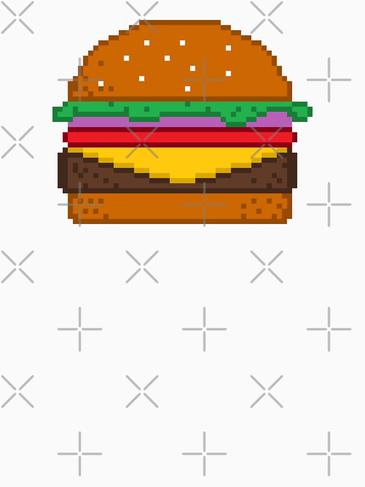 Hamburger, Pixel art by xtrolix
