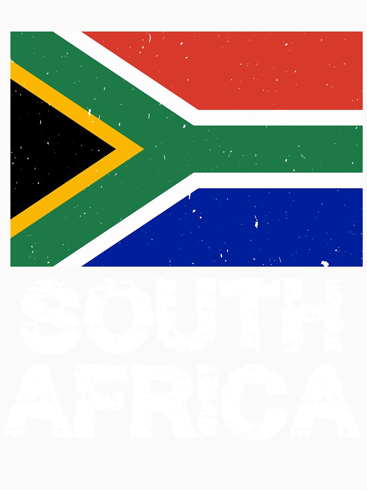South Africa Flag T-Shirt for Men and Women by AllStarMerch