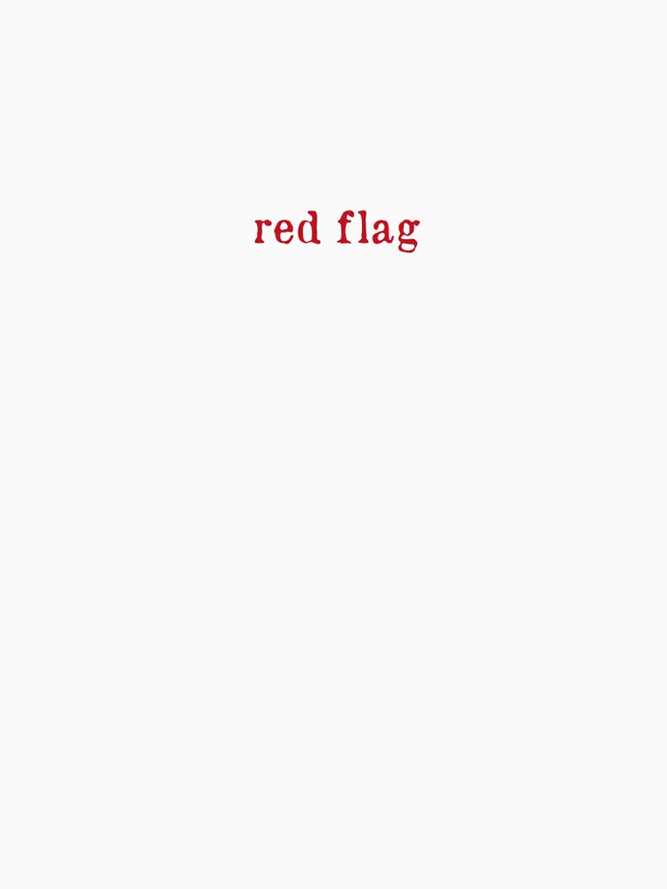 red flag by TSEYstore