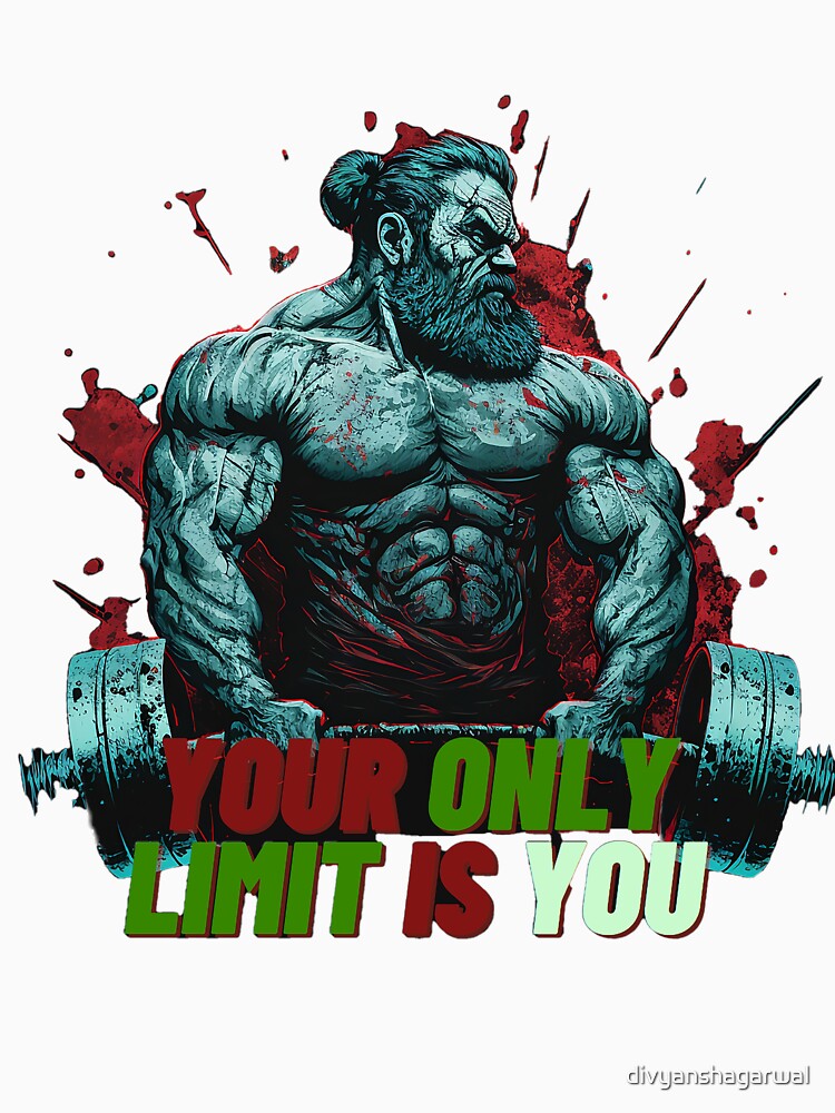 weightlifting t-shirt for men and women by divyanshagarwal