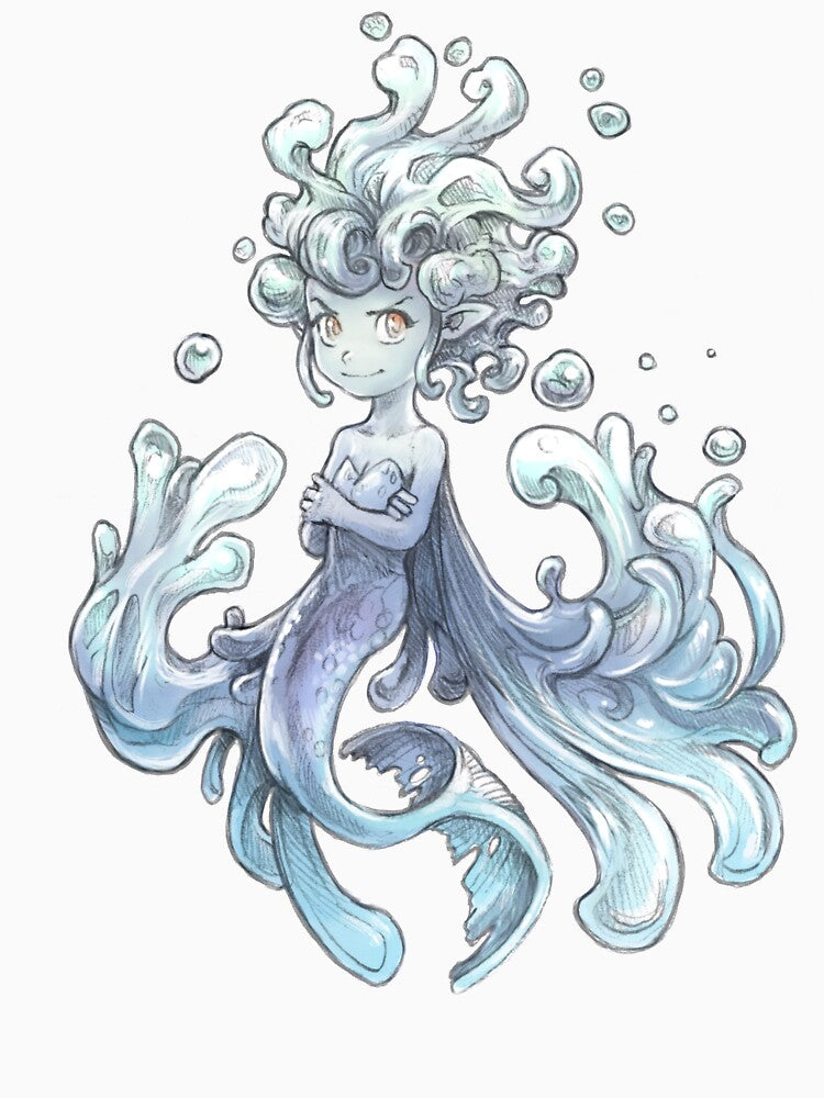 Water Fairy by davidrevoy