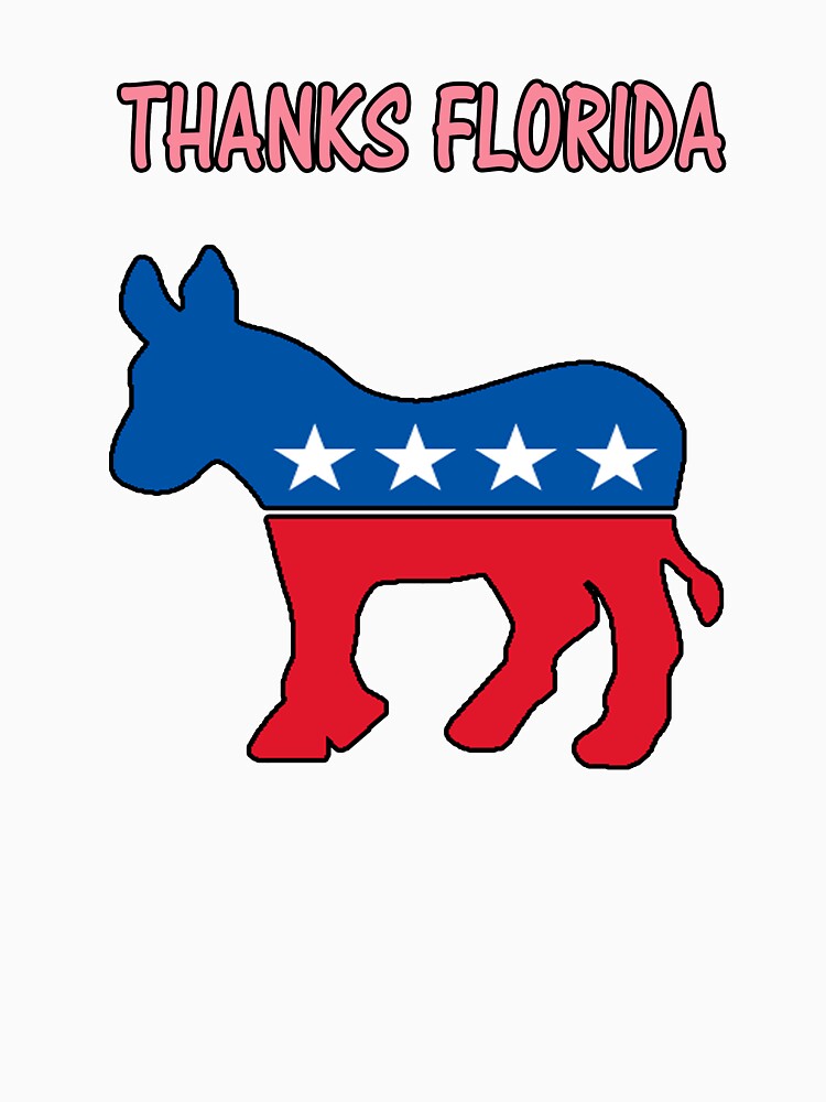 THANKS FLORIDA DEMOCRATIC SHIRT ELECTION 2016 by earlstevens