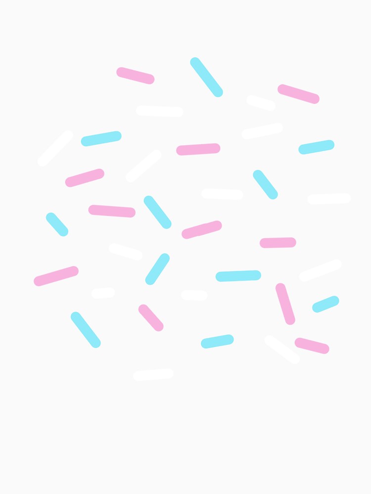 Cotton Candy Sprinkles, Blue Pink White by Darcey Middleton