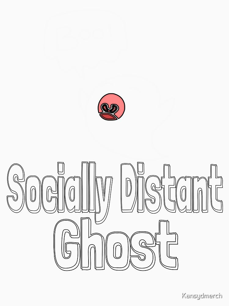 Socially Distant Ghost by KansydMerch