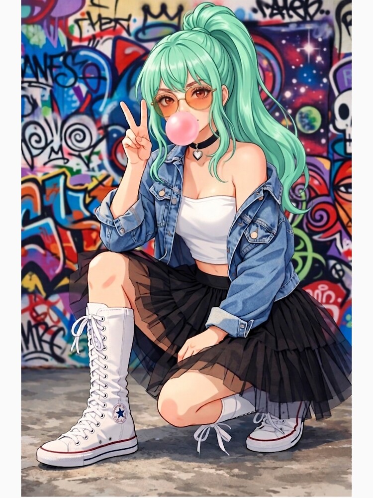Girl Anime Fashion Style by ApzTees