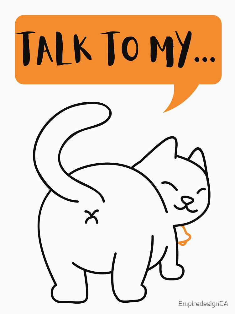 Funny cat custom graphic tshirt and apparel design by EmpiredesignCA
