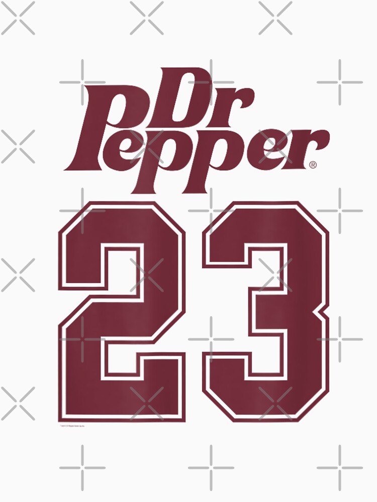Dr. Pepper 23 Flavors Retro Red Collegiate Style by WhatMannn