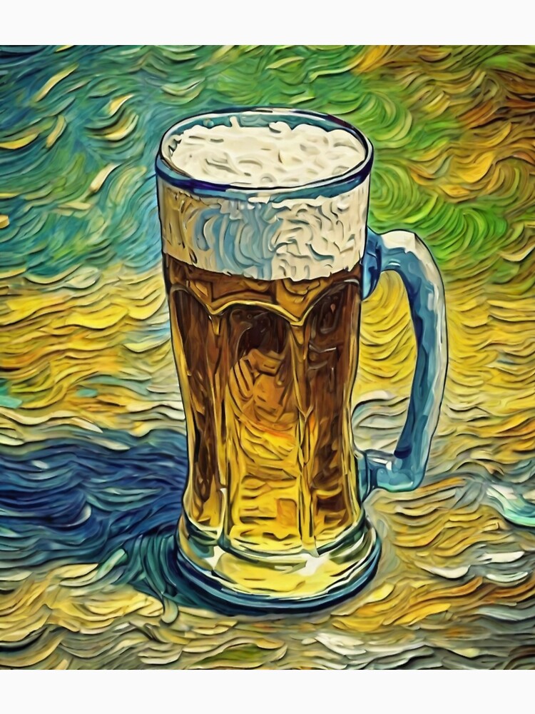 "Refreshing Brew: A Captivating Mug of Beer" by Artisticanvas