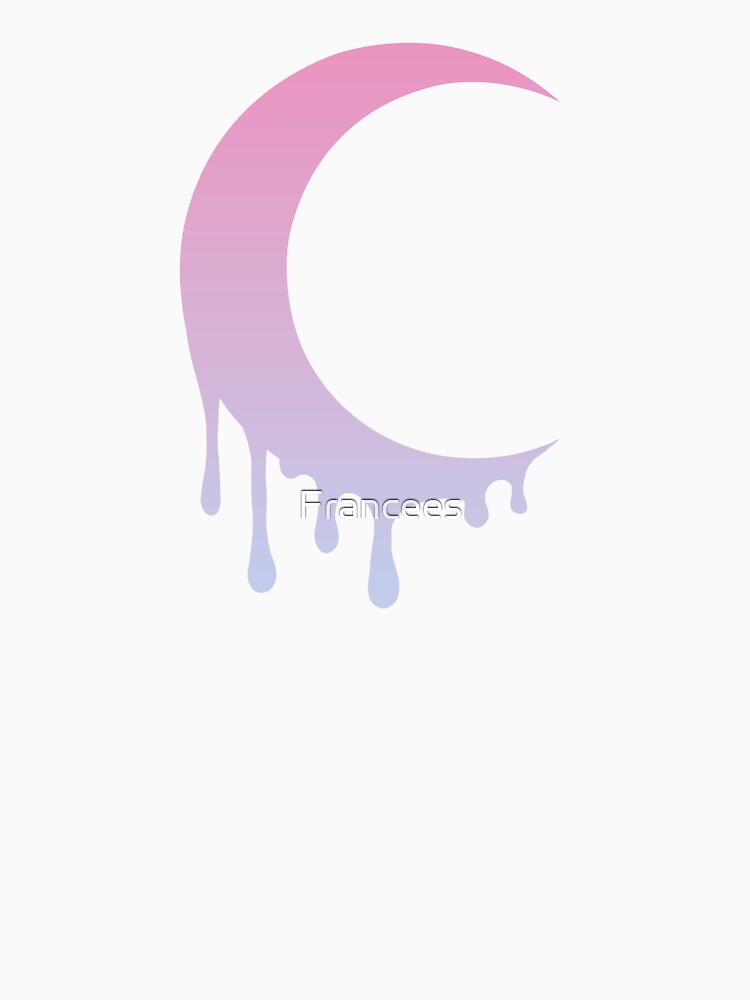Melting Moon Kawaii Pastel Goth by Fran Fryberg