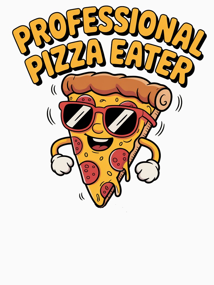 Professional Pizza Eater Funny gifts by ThePixelAlchemy