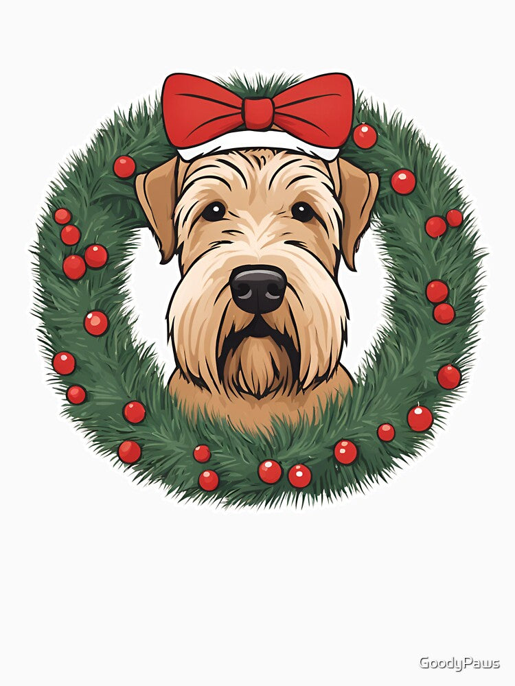 Jolly Christmas - Soft Coated Wheaten Terrier Nose Edition by GoodyPaws