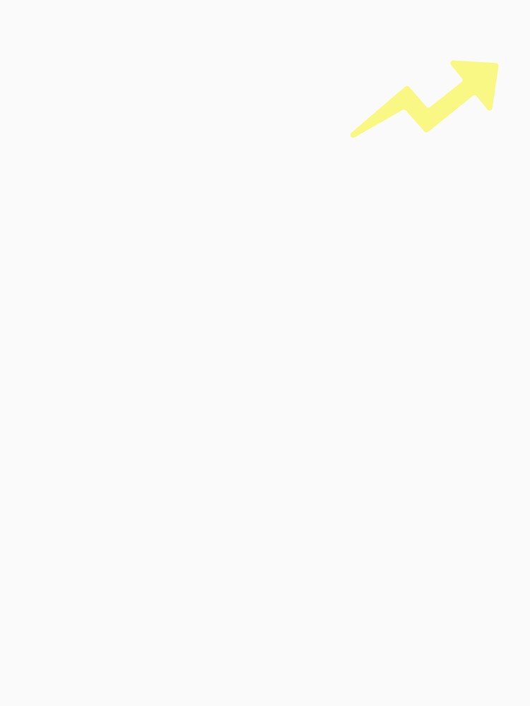 TRENDING UP ARROW (LIGHT YELLOW) by Top10Designs