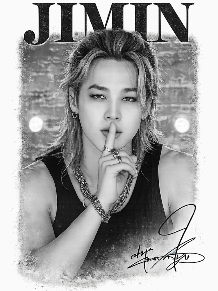 Vintage Kpop Jimin Signature by randomslife