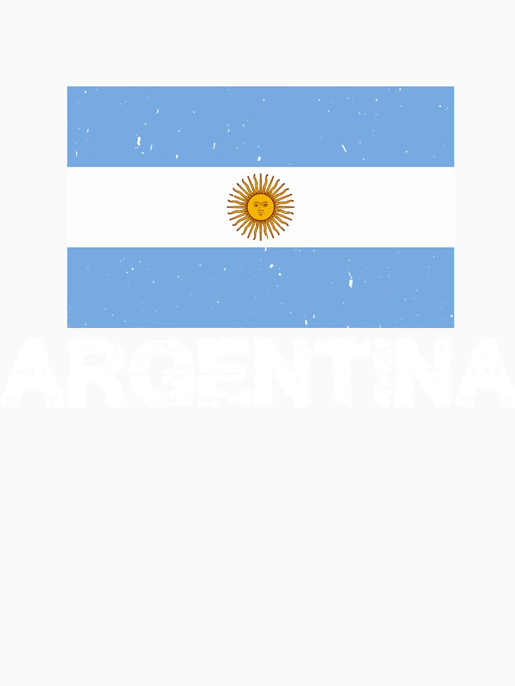 Argentina Flag T-Shirt for Men and Women by AllStarMerch