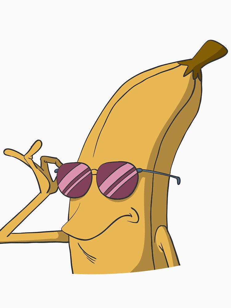 Banana with sunglasses by Monkey Ful