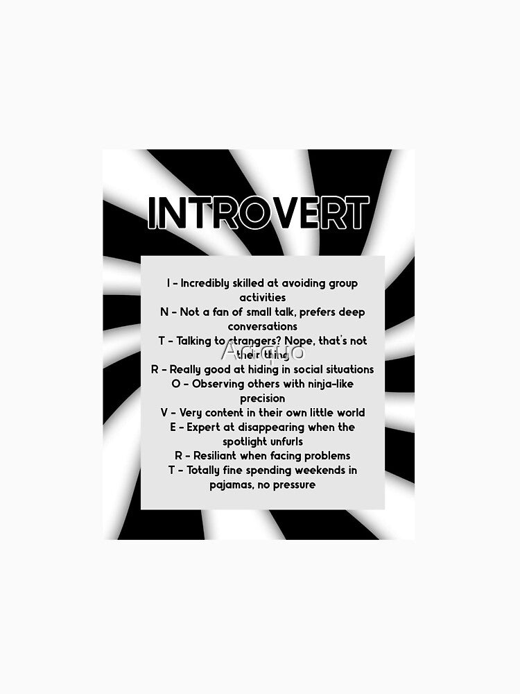 I'm an Introvert by Artquo