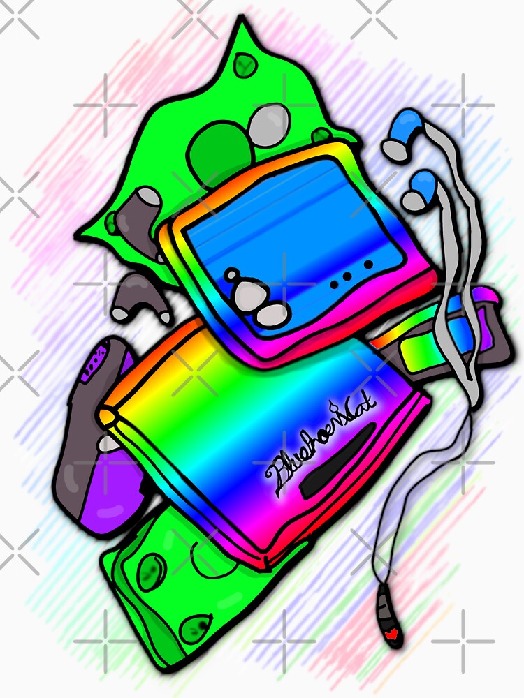 Rainbow themed Pretty Simple Life Stuff by BluePhoenixCat