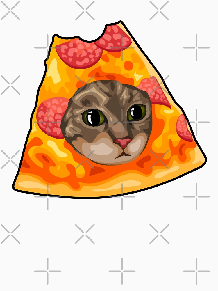 Funny Pizza Cat, Cursed Cat Images by printify
