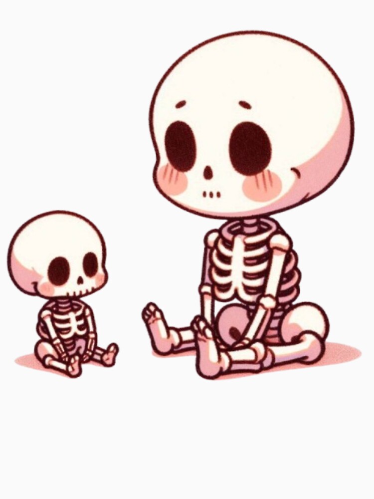 Chibi Skeletons Chilling by Lastsnoww