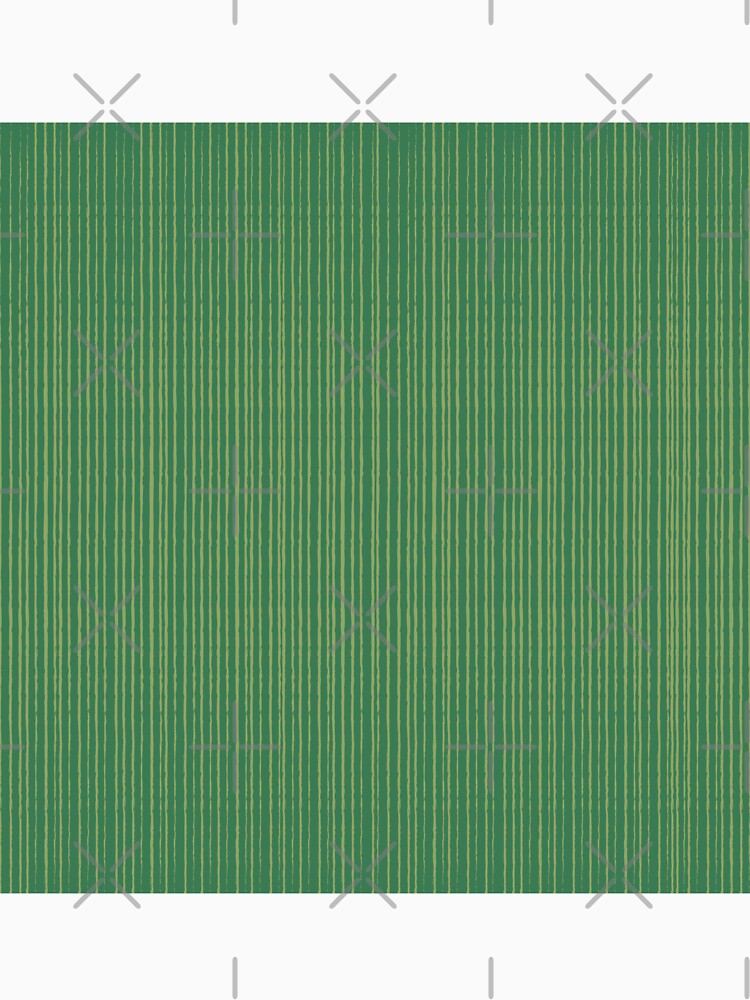 Xmas Green Color_ Medium Green (Straight Lines) by mimihuang creations