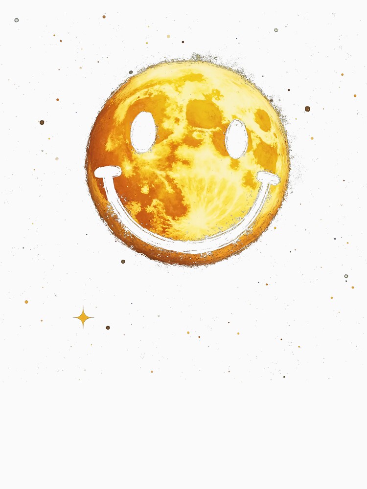 Full moon smiley face by Inklivion