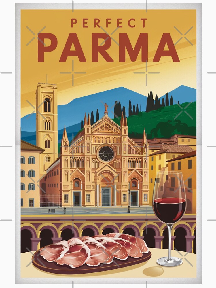Parma Vintage Travel Poster by TravelerRat