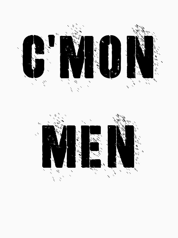 Cmon Man - Funny Football Essential T-Shirt Ultra Soft Men Women Unisex Cotton T Shirt, Crew Neck Short Sleeve Adult Tee by Midouguechi