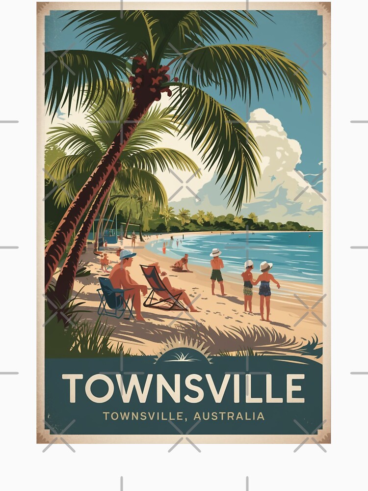 Townsville Vintage Travel Poster by TravelerRat