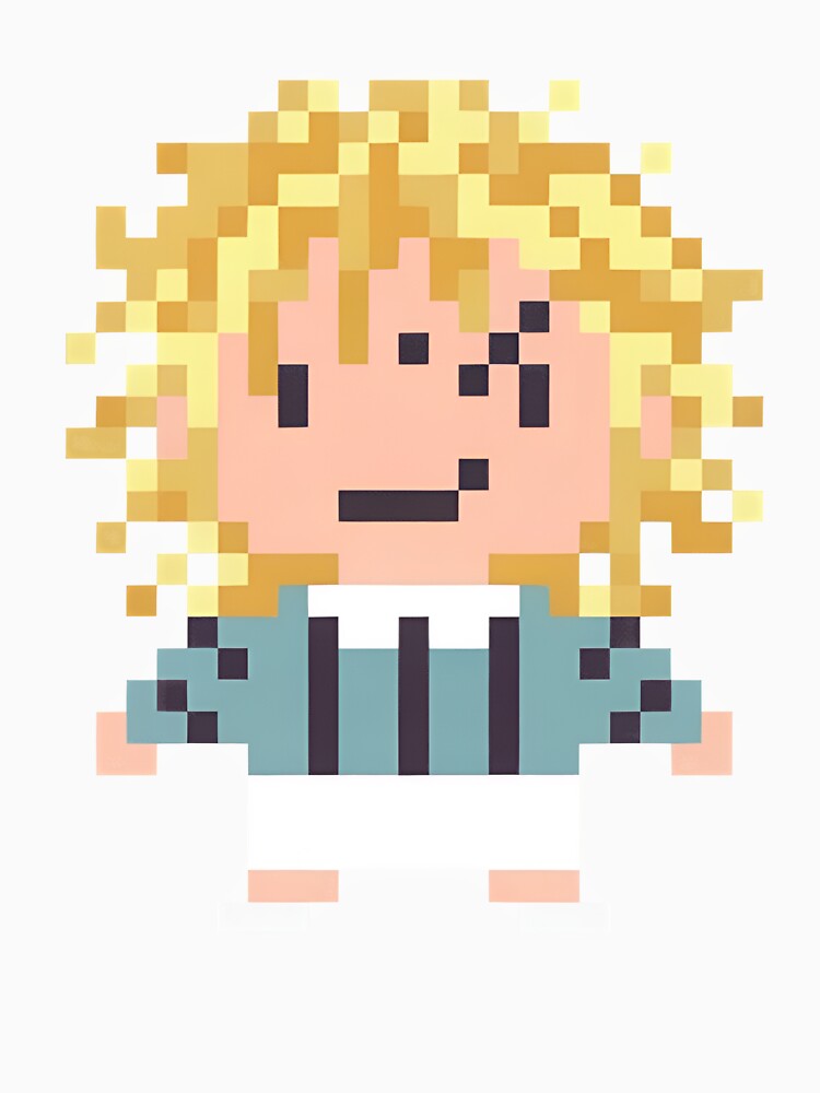 Small Pixel Kid with Messy Blond by tunsiunhin