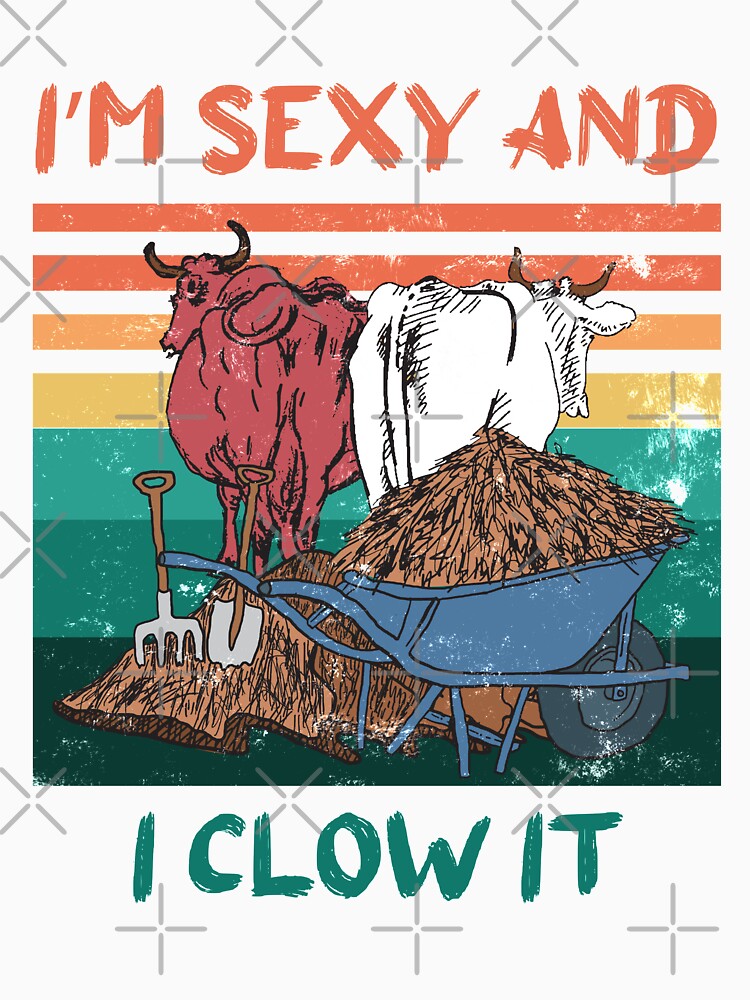 Vintage Cattle Dung Clow Cow Manure Ranch Owner Sexy Farmer by TheAplus