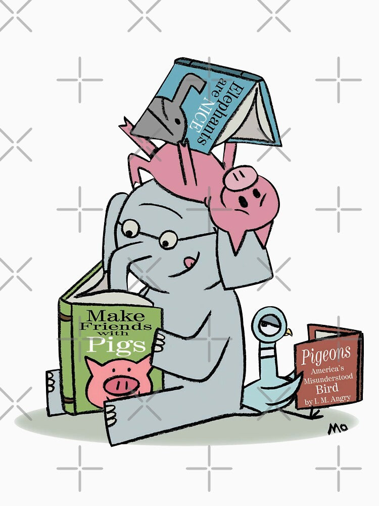 Elephant And Piggie, Elephant And Piggie, Cotton, Tank To by AMFKLW